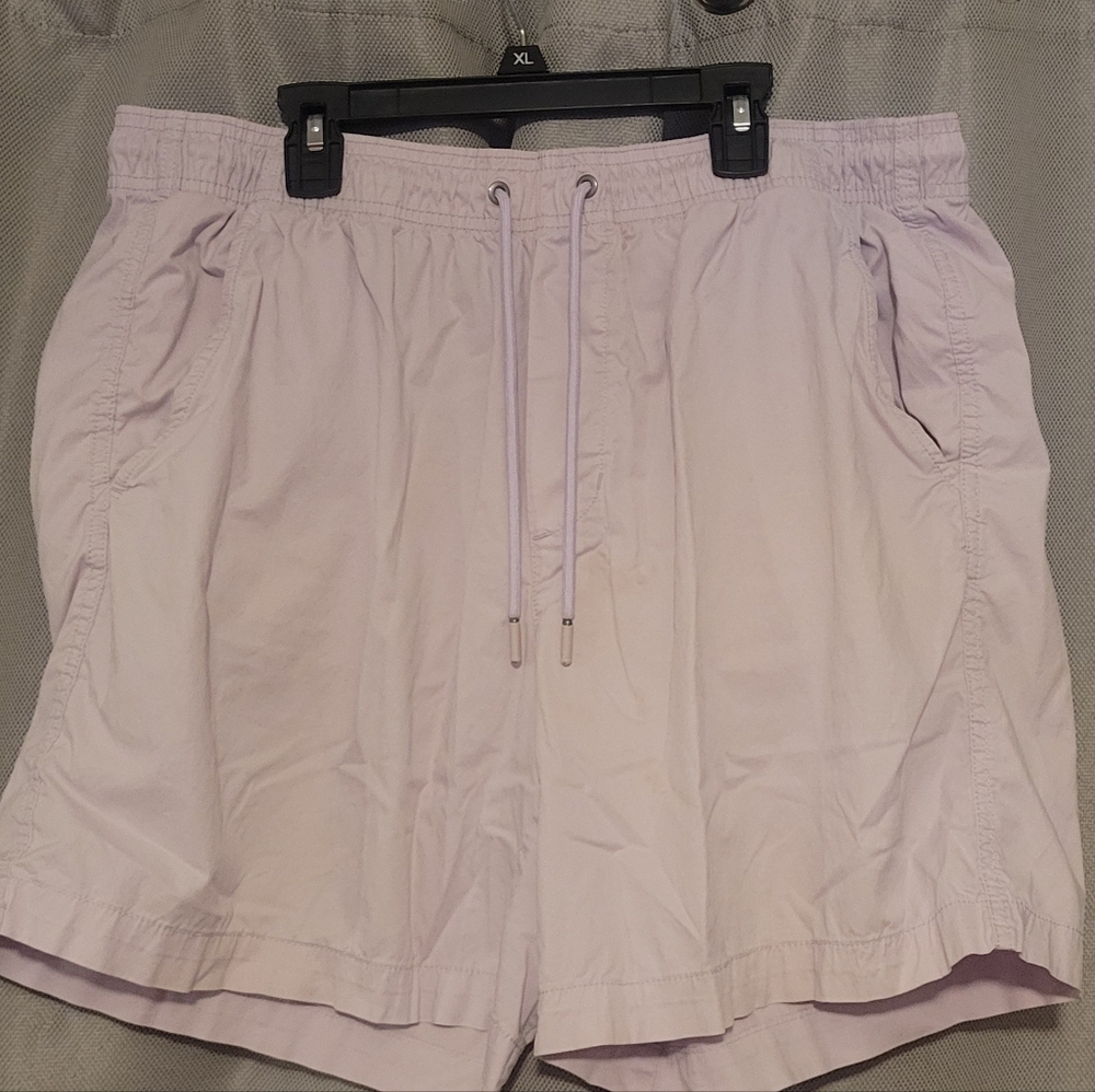 Men's Flat Front Shorts - Light Purple